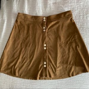 DYNAMITE Skirt with gold buttons